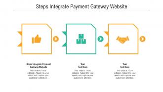 Steps integrate payment gateway website ppt powerpoint presentation portfolio example cpb