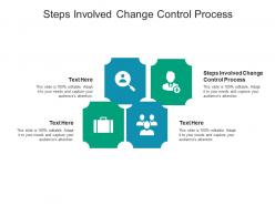 Steps involved change control process ppt powerpoint presentation ideas visual aids cpb