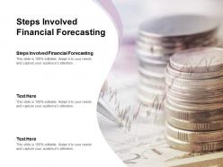 Steps involved financial forecasting ppt powerpoint presentation infographics good cpb