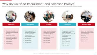 Steps Involved In Employment Process Why Do We Need Recruitment And Selection