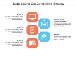 Steps laying out competitive strategy ppt powerpoint presentation infographics example introduction cpb