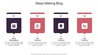 Steps Making Blog In Powerpoint And Google Slides Cpb