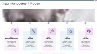 Steps Management Process In Powerpoint And Google Slides Cpb