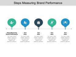 Steps measuring brand performance ppt powerpoint presentation styles cpb