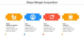 Steps merger acquisition ppt powerpoint presentation layouts visual aids cpb