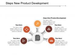 Steps new product development ppt powerpoint presentation model smartart cpb