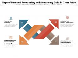 Steps Of Demand Forecasting With Measuring Data In Cross Arrow