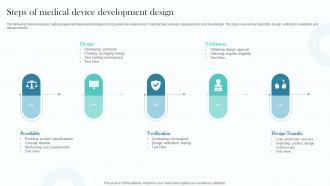 Steps Of Medical Device Development Design