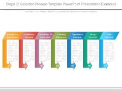Steps Of Selection Process Template Powerpoint Presentation Examples