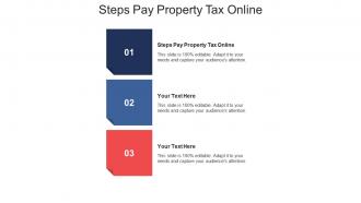 Steps pay property tax online ppt powerpoint presentation styles graphic tips cpb