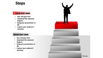 Steps powerpoint presentation slides