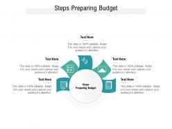 Steps preparing budget ppt powerpoint presentation show deck cpb