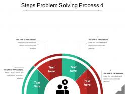 Steps problem solving process 4 powerpoint templates