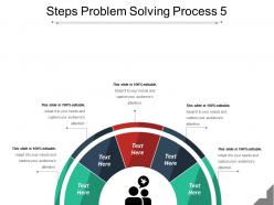 Steps problem solving process 5 powerpoint templates