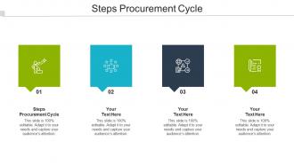 Steps Procurement Cycle Ppt Powerpoint Presentation Inspiration Format Cpb