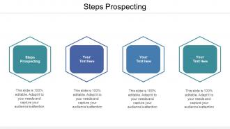 Steps Prospecting Ppt Powerpoint Presentation Background Designs Cpb