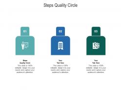 Steps quality circle ppt powerpoint presentation infographics layouts cpb