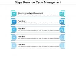 Steps revenue cycle management ppt powerpoint presentation inspiration gridlines cpb