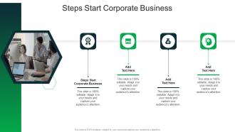 Steps Start Corporate Business In Powerpoint And Google Slides Cpb
