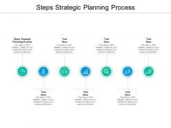 Steps strategic planning process ppt powerpoint presentation model files cpb
