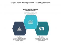 Steps taken management planning process ppt powerpoint presentation gallery cpb