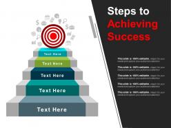 Steps To Achieving Success Powerpoint Templates