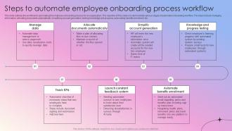 Steps To Automate Employee Onboarding Process Workflow