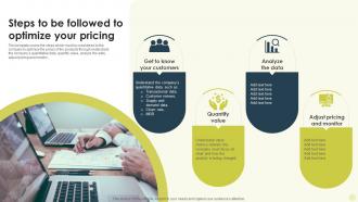 Steps To Be Followed To Optimize Your Pricing Identifying Best Product Pricing Strategies