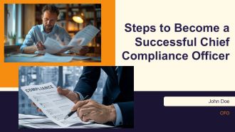 Steps To Become A Successful Chief Compliance Officer PPT Outline AT