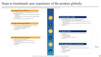 Steps To Benchmark User Experience Of The Product Globally