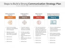 Steps To Build A Strong Communication Strategy Plan