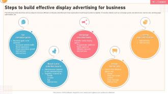 Steps To Build Effective Display Advertising For Business
