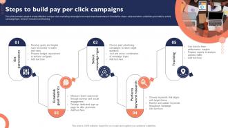 Steps To Build Pay Per Click Campaigns