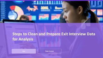 Steps To Clean And Prepare Exit Interview Data For Analysis PPT Graphics AT