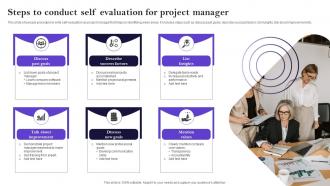 Steps To Conduct Self Evaluation For Project Manager