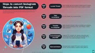 Steps To Convert Instagram Threads Into Pdf Format All About Instagram Threads AI SS