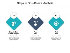 Steps to cost benefit analysis ppt powerpoint presentation layouts background designs cpb