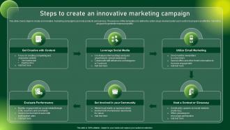 Steps To Create An Innovative Comprehensive Guide To Sustainable Marketing Mkt SS