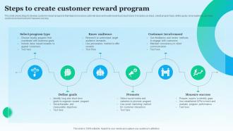 Steps To Create Customer Reward Program