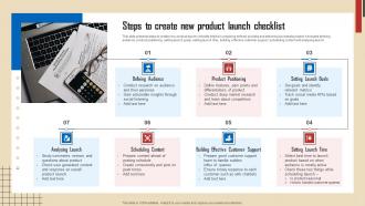 Steps To Create New Product Launch Checklist