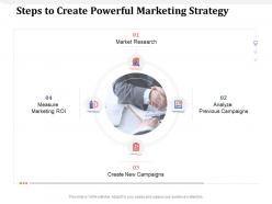 Steps to create powerful marketing strategy m1629 ppt powerpoint presentation ideas files