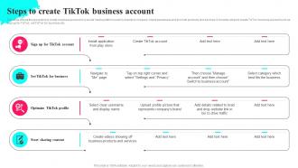 Steps To Create Tiktok Business Account Tiktok Marketing Tactics To Provide MKT SS V
