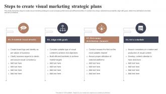 Steps To Create Visual Marketing Strategic Plans