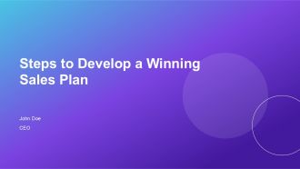 Steps To Develop A Winning Sales Plan PPT Summary AT Steps To Develop A Winning Sales Plan PPT Summary AT
