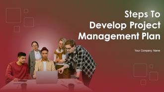 Steps To Develop Project Management Plan Powerpoint Presentation Slides