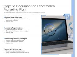 Steps to document an ecommerce marketing plan