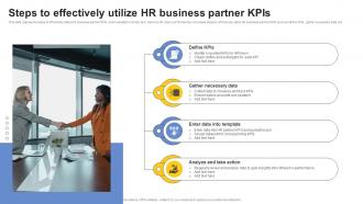 Steps To Effectively Utilize HR Business Partner Kpis