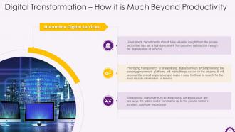 Steps To Ensure Digital Transformation In Public Sector Training Ppt