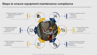 Steps To Ensure Equipment Maintenance Compliance