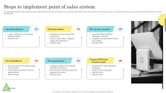 Steps To Implement Point Of Sales System